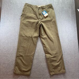 Columbia ROC Pant Mens 36x32 Brown Cotton Cargo Omni-Shade UPF 50 Hiking